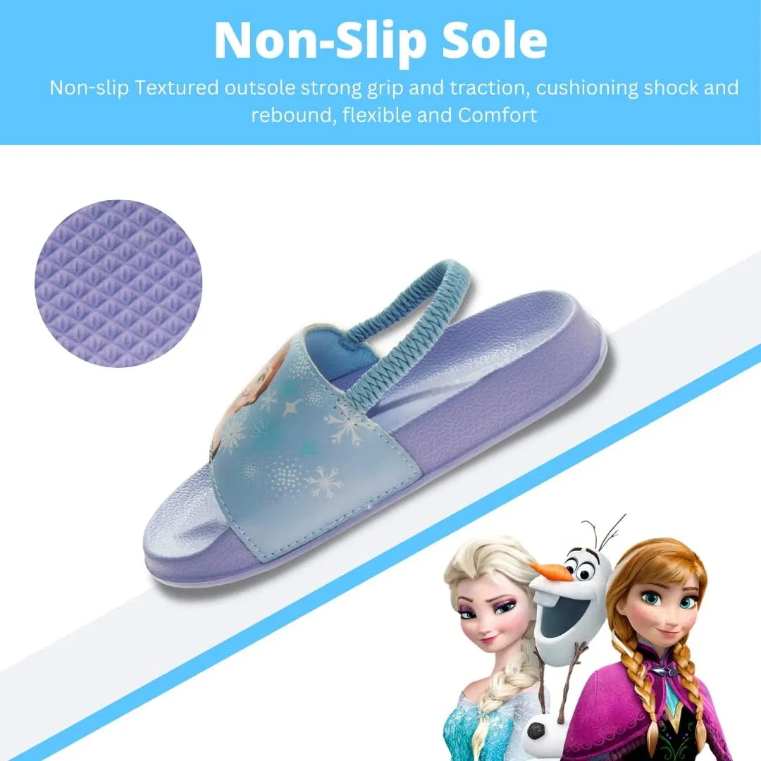 Disney Minnie Mickey Encanto Lightning McQueen Lilo n Stich Slides Backstrap Slip-On Beach Sandals (Toddler/Little Kid)