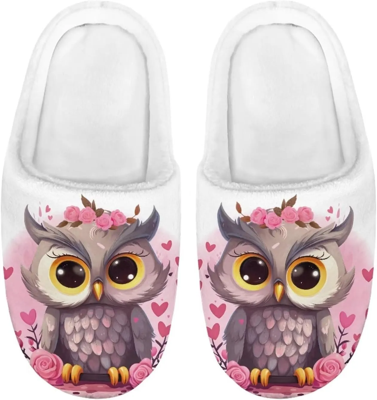DISNIMO Boys Girls Cozy-House Bedroom Slippers Warm Plush Winter Cotton Slipper Kids Indoor Non-Slip Shoes 9-14.5