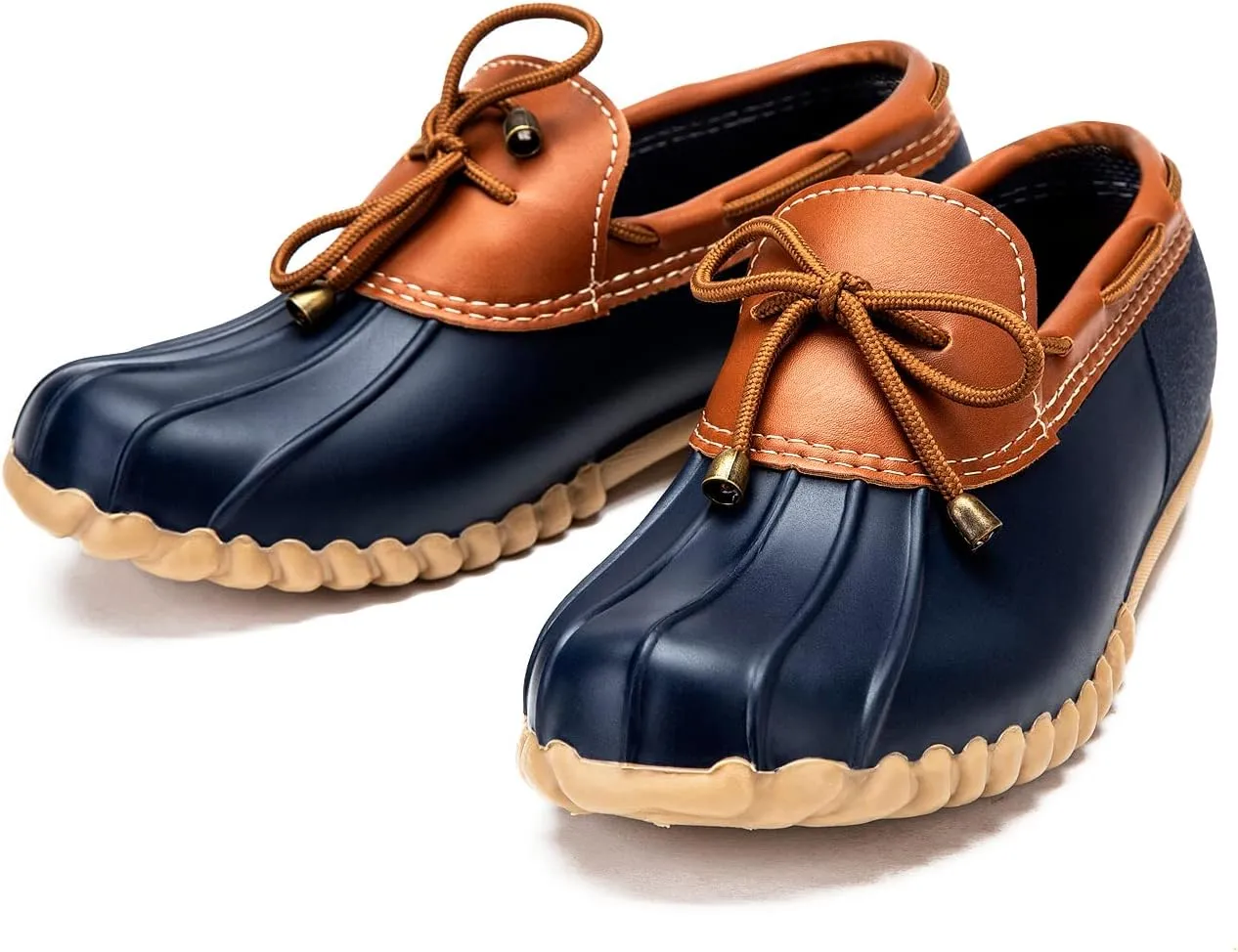 DKSUKO Snow Women's Waterpoof Loafer Shoes Slip On Flat Duck Shoe