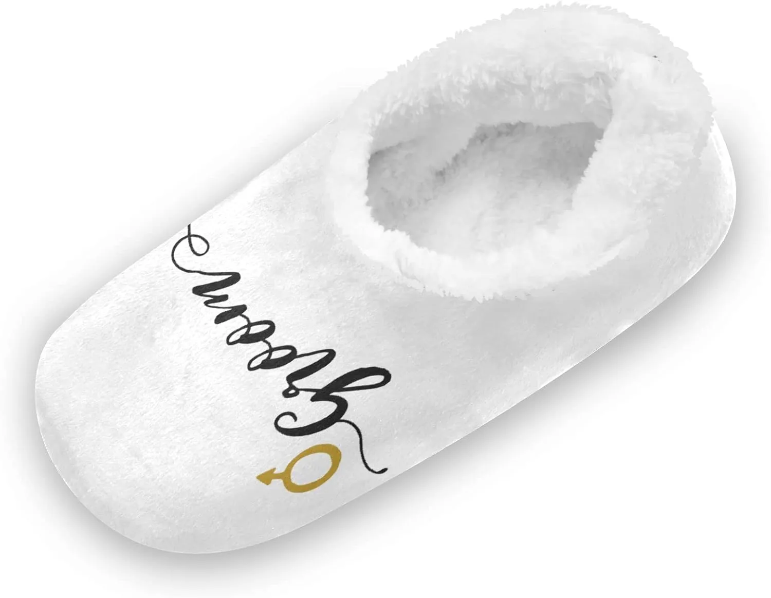 DOMIKING Bride Custom Wedding Bride Slippers Bridesmaid Personalized Bridal Warm Slippers for Bed Bedroom Indoor Guest M