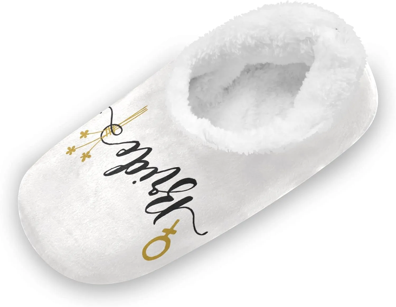 DOMIKING Groom Wedding Bride Slippers Bridesmaid Bridal Bed Slippers for Unisex Women Men M