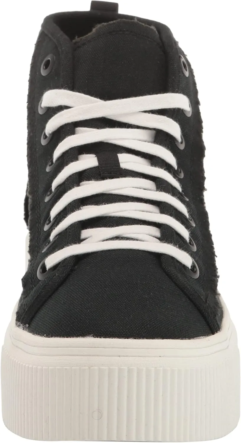 Dr. Scholl's Shoes Women's for Now Hi High Top Platform Lace Up Retro Fashion Sneaker