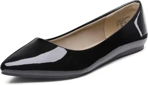 DREAM PAIRS Women's Dress Pointed Toe Flats Ballet Comfort Soft Slip On Casual Flat Shoes for Work Office Business