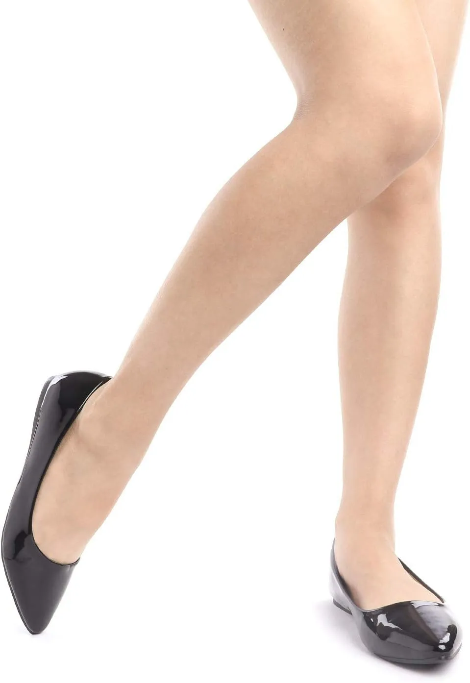 DREAM PAIRS Women's Dress Pointed Toe Flats Ballet Comfort Soft Slip On Casual Flat Shoes for Work Office Business