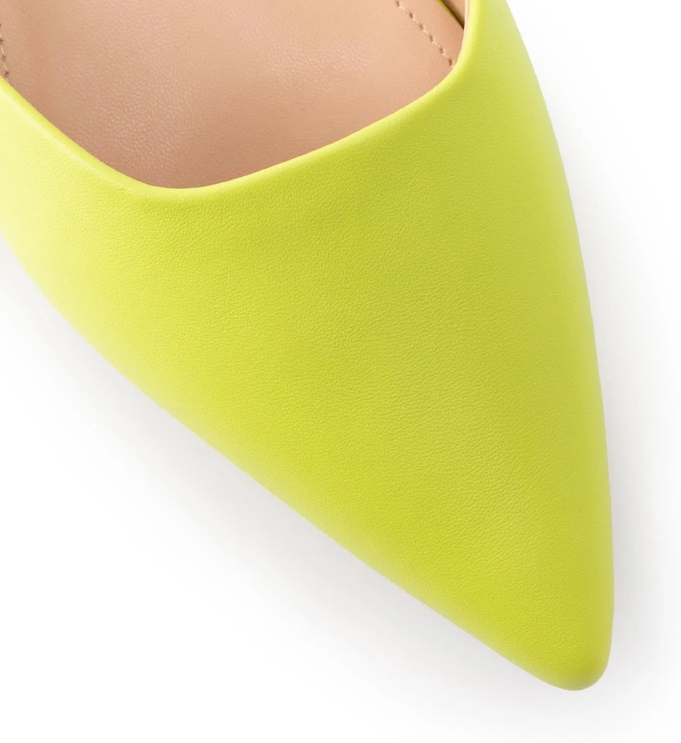 DREAMCIA Slingback Flats for Women, Pointed-Toe Ballet Flats with Buckle Strap for Elegant Women，Classic Low Heel Dress Shoes for Casual Work Office Party