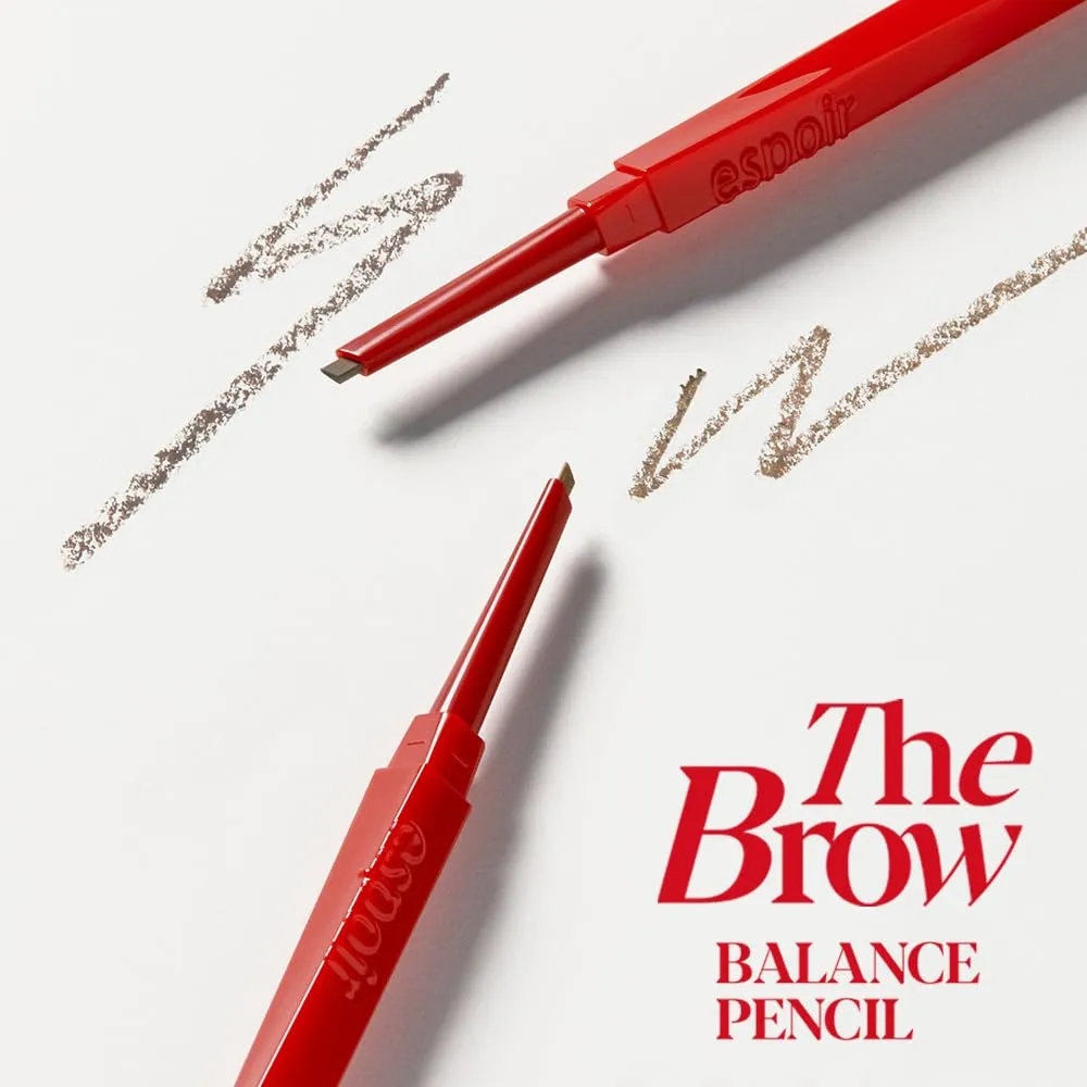 Espoir The Brow Balance Pencil #2 Cool Gray | Eye Brow Pencil that's Natural and Easy to Draw without Clumping | A Detailed and Rich Eyebrow Texture | Korean Makeup