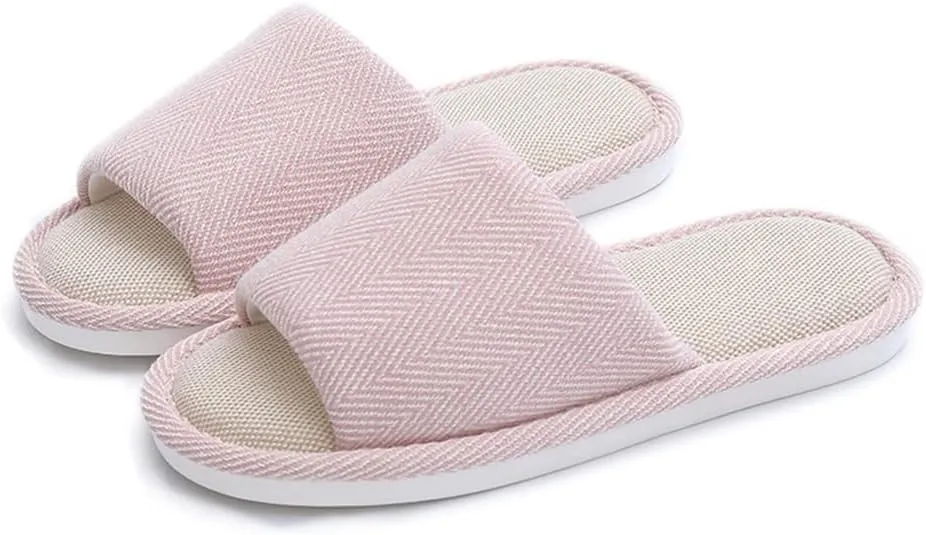 Fabric Slippers Indoor and Outdoor Slippers, Non-Slip Four Seasons Soft Bottom Slippers, Couple Slippers Men and Women Slippers