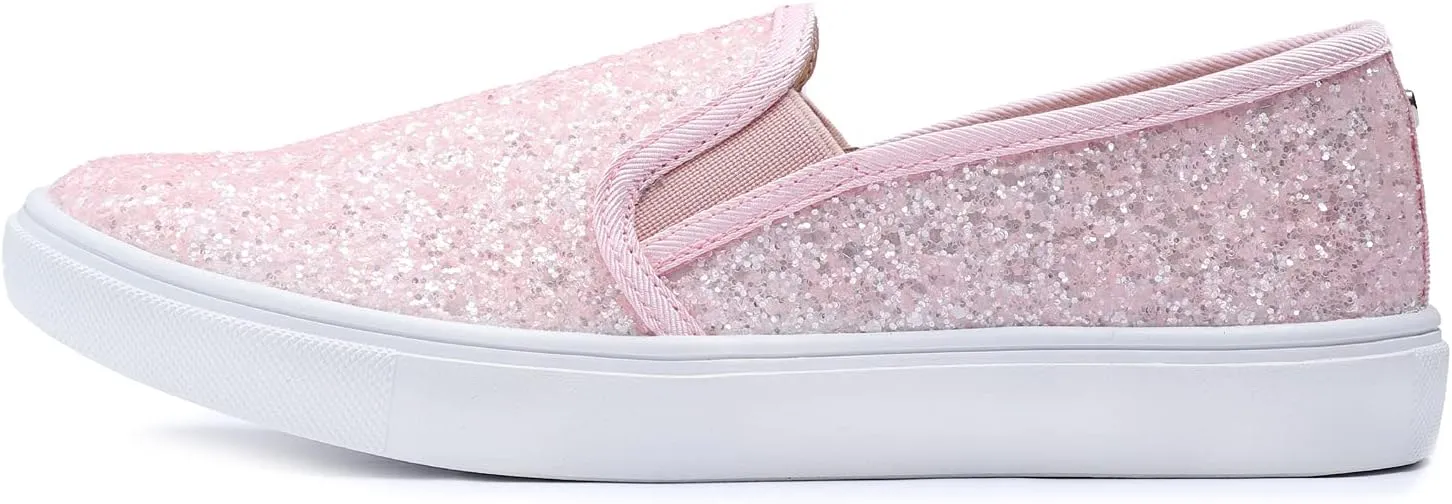 FEVERSOLE Women's Fashion Slip-On Sneaker Casual Flat Loafers