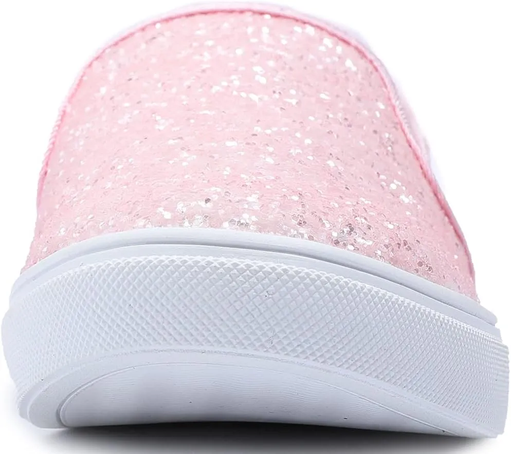 FEVERSOLE Women's Fashion Slip-On Sneaker Casual Flat Loafers