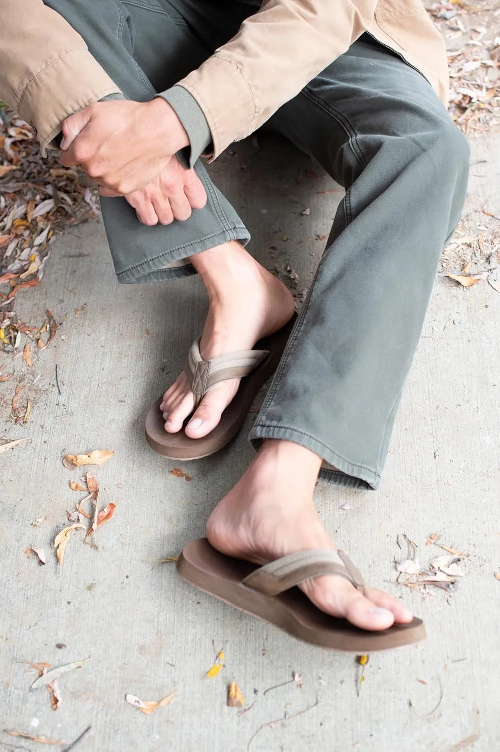 Flojos Men's Playa Flat Sandal