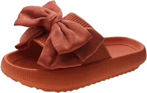 Flower Cloud Sliders for Women Non-Slip Bath Slippers House Quick Drying Slides Pillow Slipper Open Toe Soft Sandals Pink Yellow White Black
