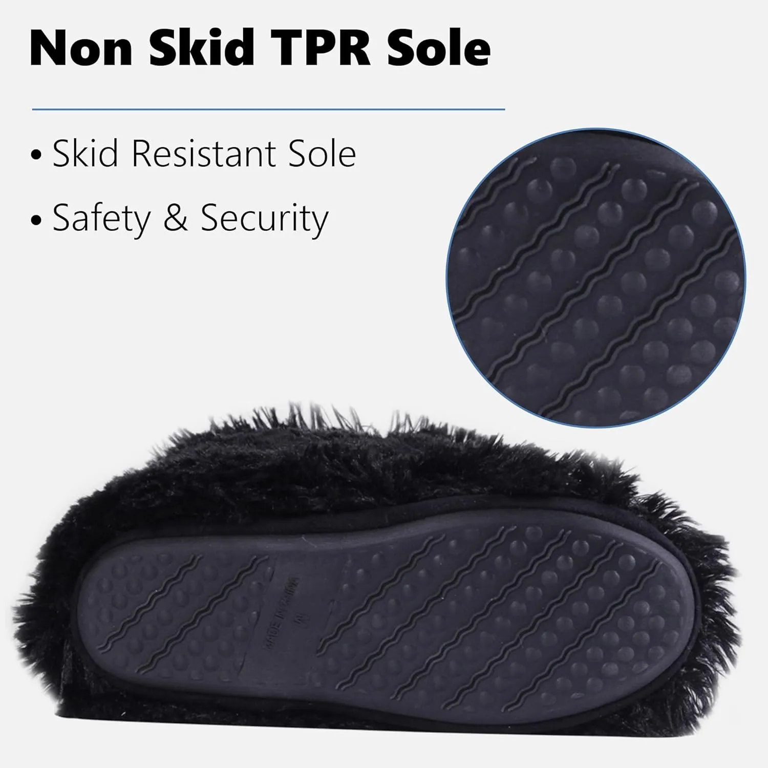 Forfoot Slipper Boots, Cozy Indoor Booties for Women Fluffy Comfortable House Shoes Fuzzy Anti-Slip Boots Winter