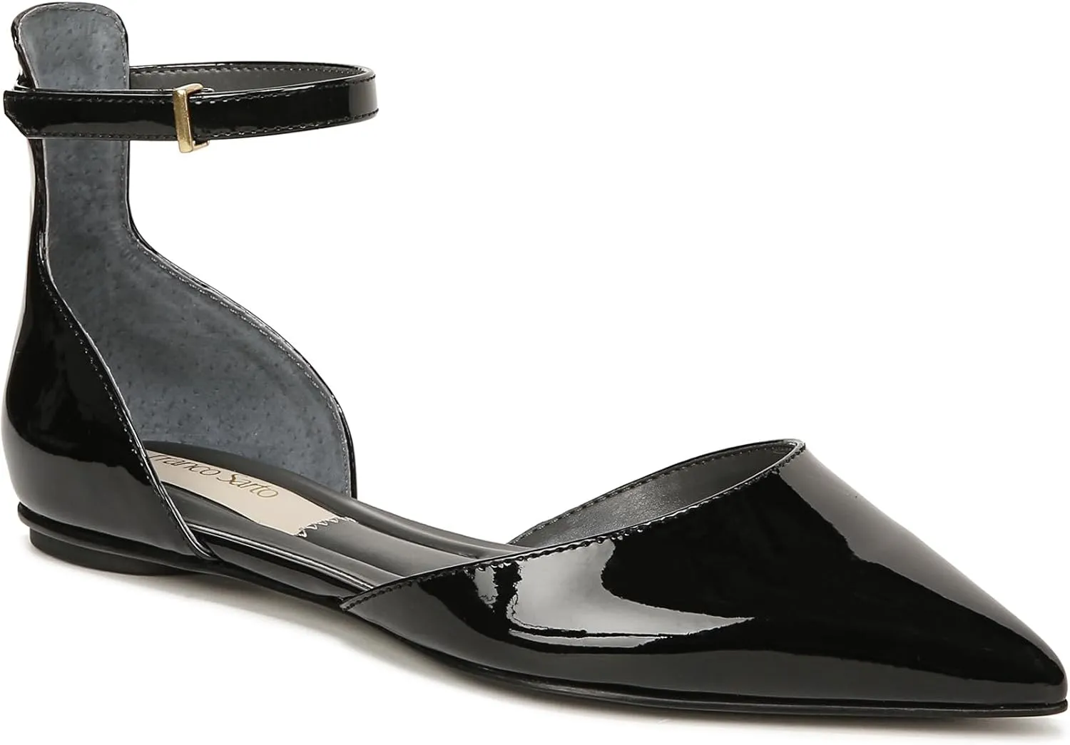 Franco Sarto Women's Racer Ankle Strap Flat