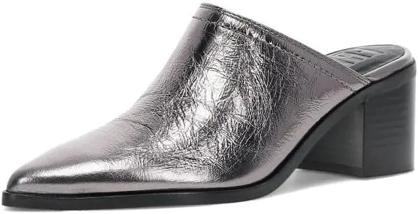 Frye Women's Sadie Mule Shoes, Pewter - 7M