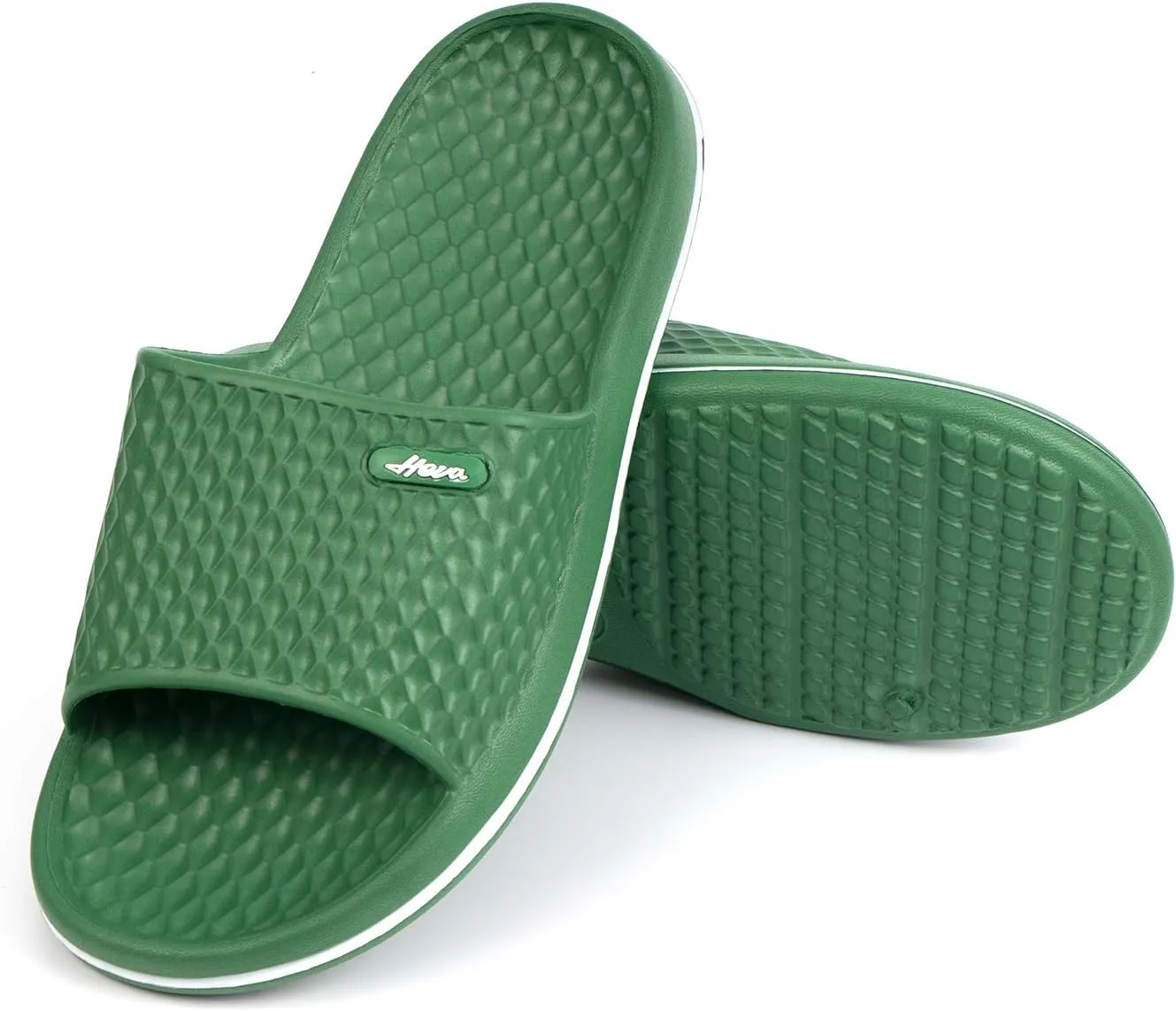 FUNKYMONKEY Womens Bathroom Shower Slippers Indoor Home Beach Non Slip Sandal