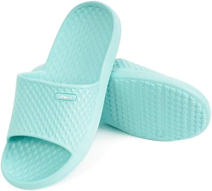 FUNKYMONKEY Womens Bathroom Shower Slippers Indoor Home Beach Non Slip Sandal