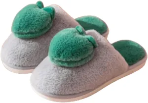Fuzzy Slipper Winter Fluffy Slippers Peach Cute Slippers For Women Comfortable Warm House Shoes Slippers