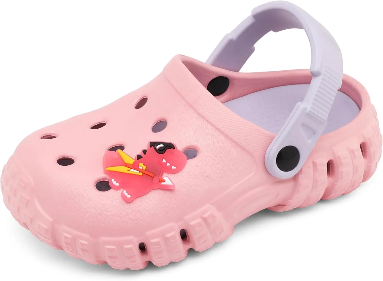 Girls Boys Clogs Kid's Garden Shoes Cartoon Slipper Dinosaur Slides Lightweight Beach Sandals Outdoor Summer