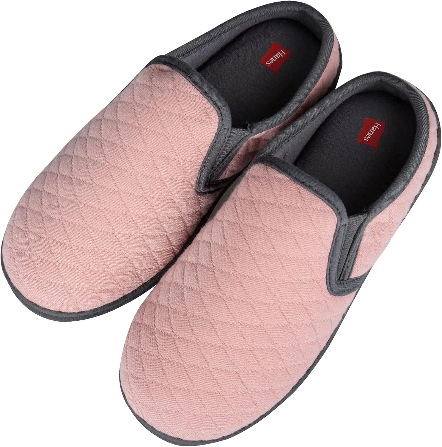 Hanes Women's Soft Waffle Knit Clog Slippers with Indoor/Outdoor Sole