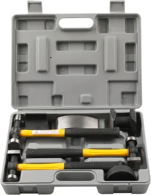 HFS(R) 7 Pcs Set Auto Body Fender Repair Tool Hammer Dolly Set