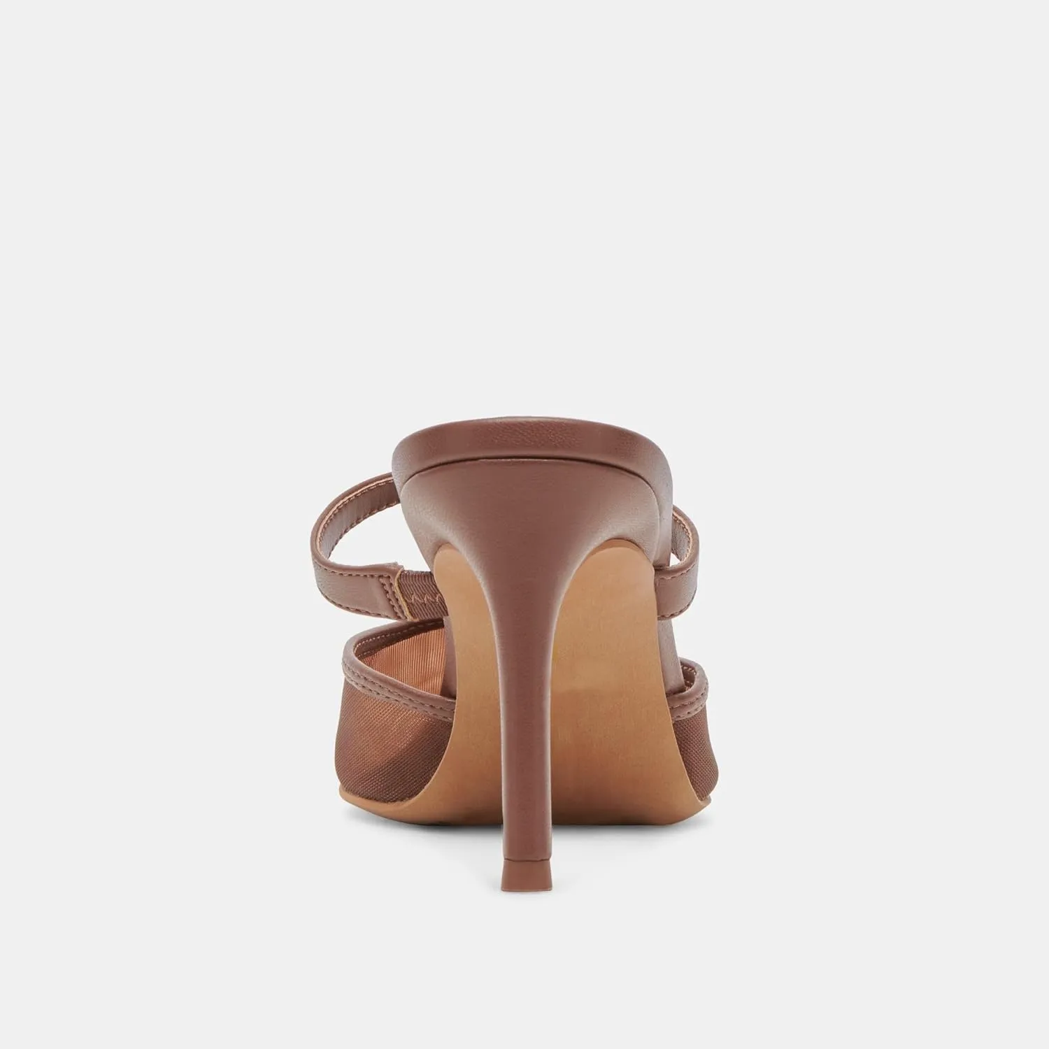 High Heel Mules for Women Closed Pointed Toe Slip On Heeled Mules with Strap Backless Casual Comfortable Dress Mule Heel Pumps