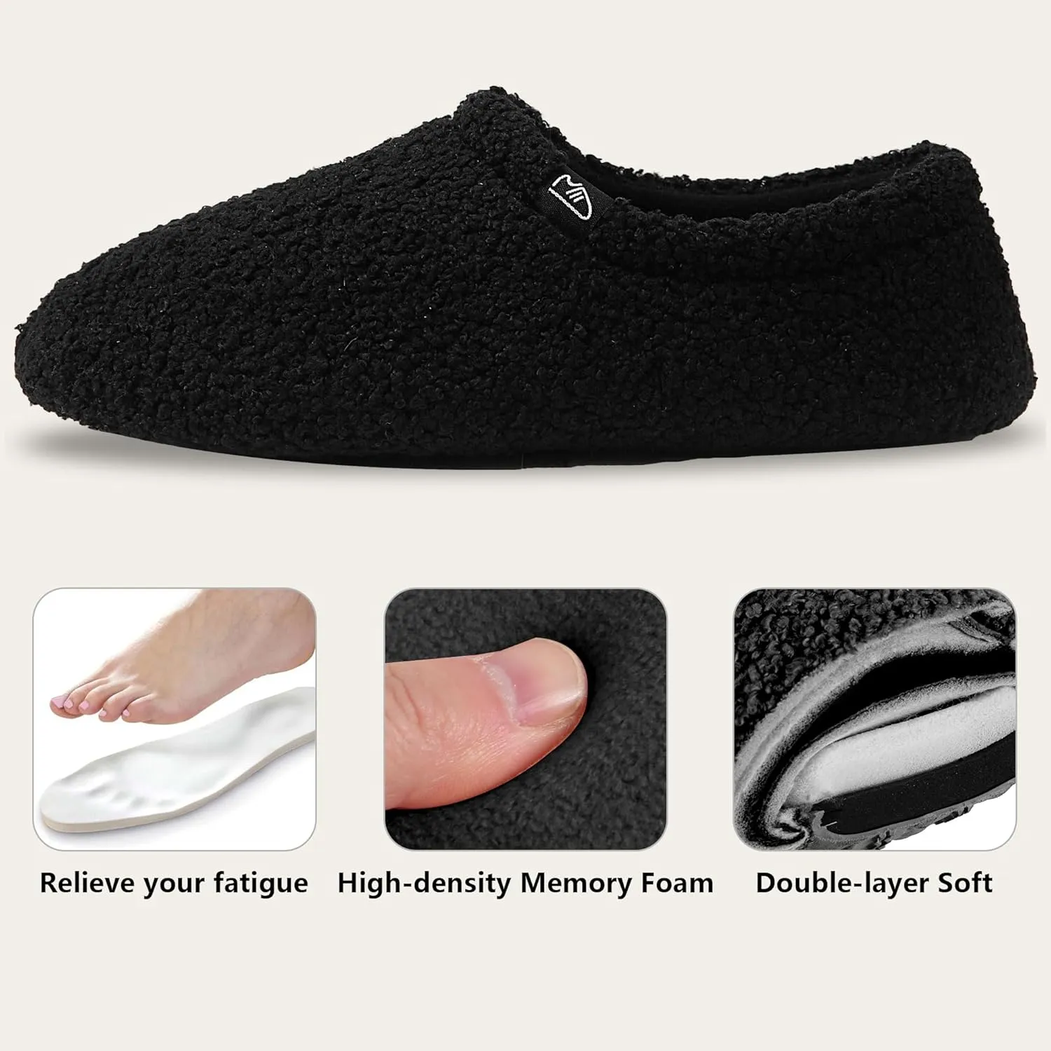 Home Slipper Bootie Slippers Women Girls Indoor Warm Fuzzy Boots Non-slip House Shoe Slippers