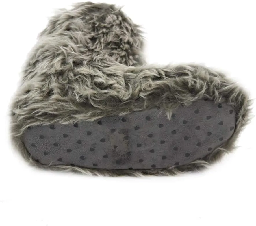 Home Slipper Women's Soft Plush Warm Indoor House Slipper Boots Shoes