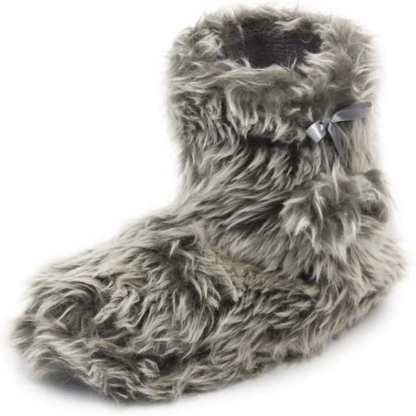 Home Slipper Women's Soft Plush Warm Indoor House Slipper Boots Shoes