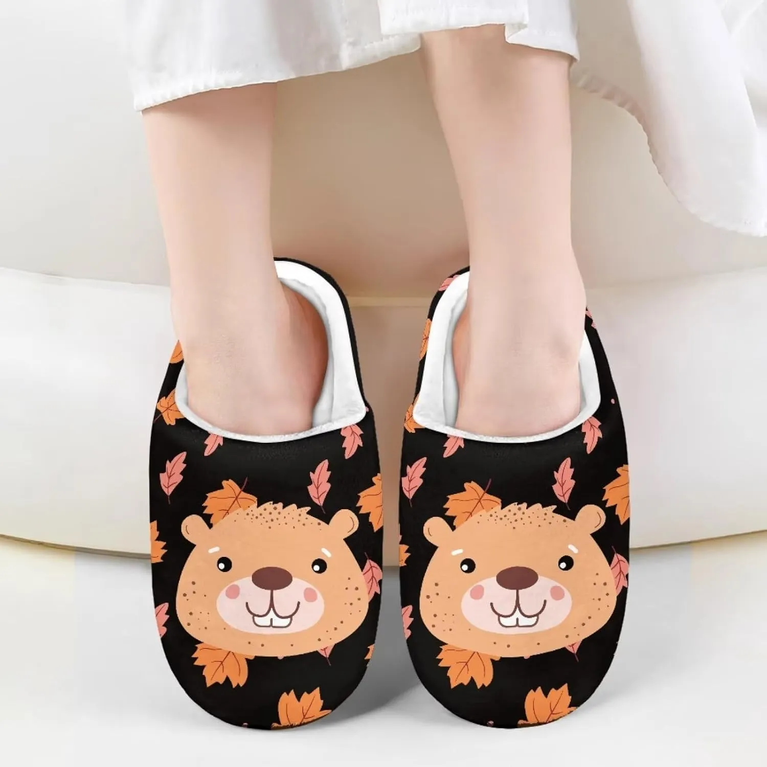 Home Slippers for Kids Non Slip House Slippers for Boys Girls, Warm Soft Fuzzy Slippers for Indoor Outdoor