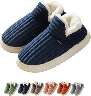Hrtesus Pluffi The Cozy & Stylish Slipper, Pluffi Slipper Booties for Women Men, Warm Plush Lining House Slippers