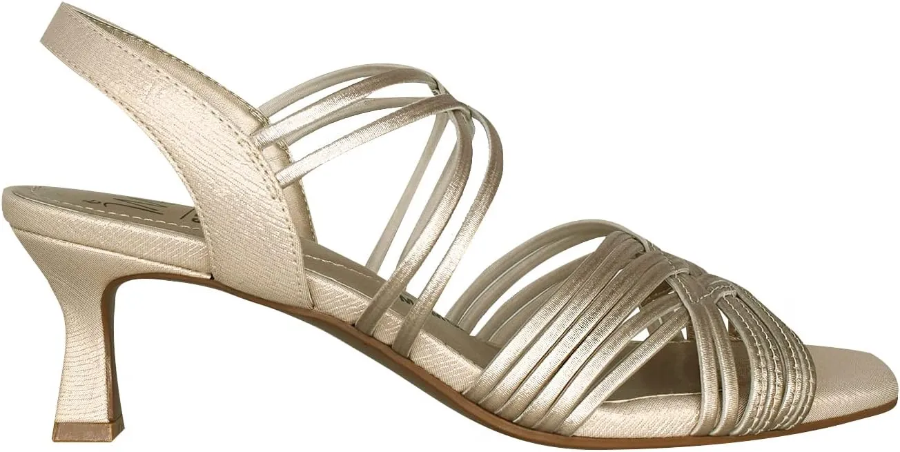 Impo Enya Stretch Dress Sandal with Memory Foam