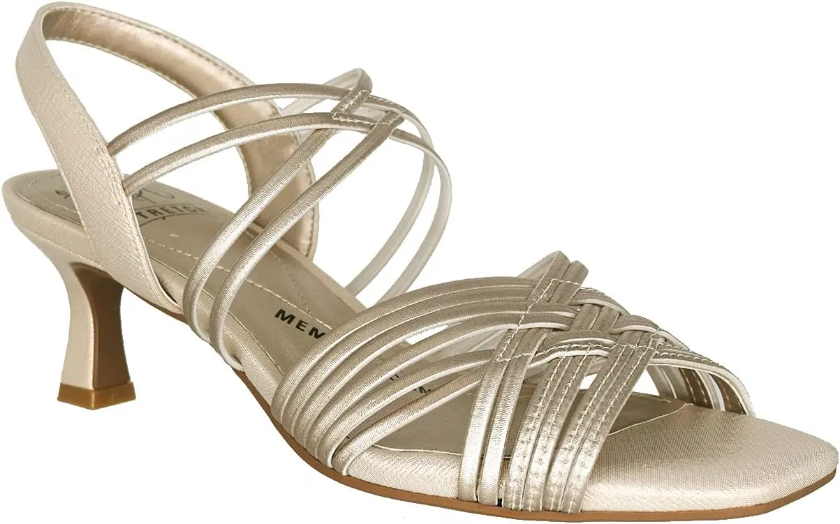 Impo Enya Stretch Dress Sandal with Memory Foam