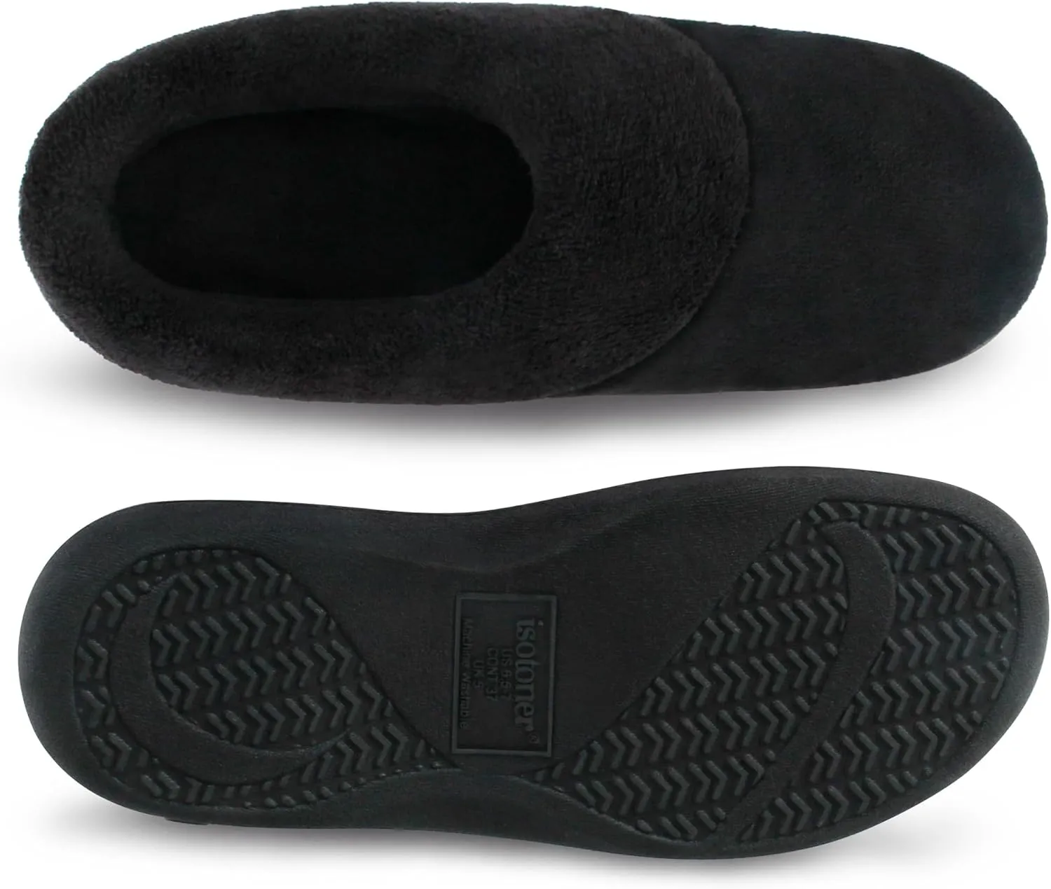 Isotoner Women's Classic Hoodback with Memory Foam Slipper