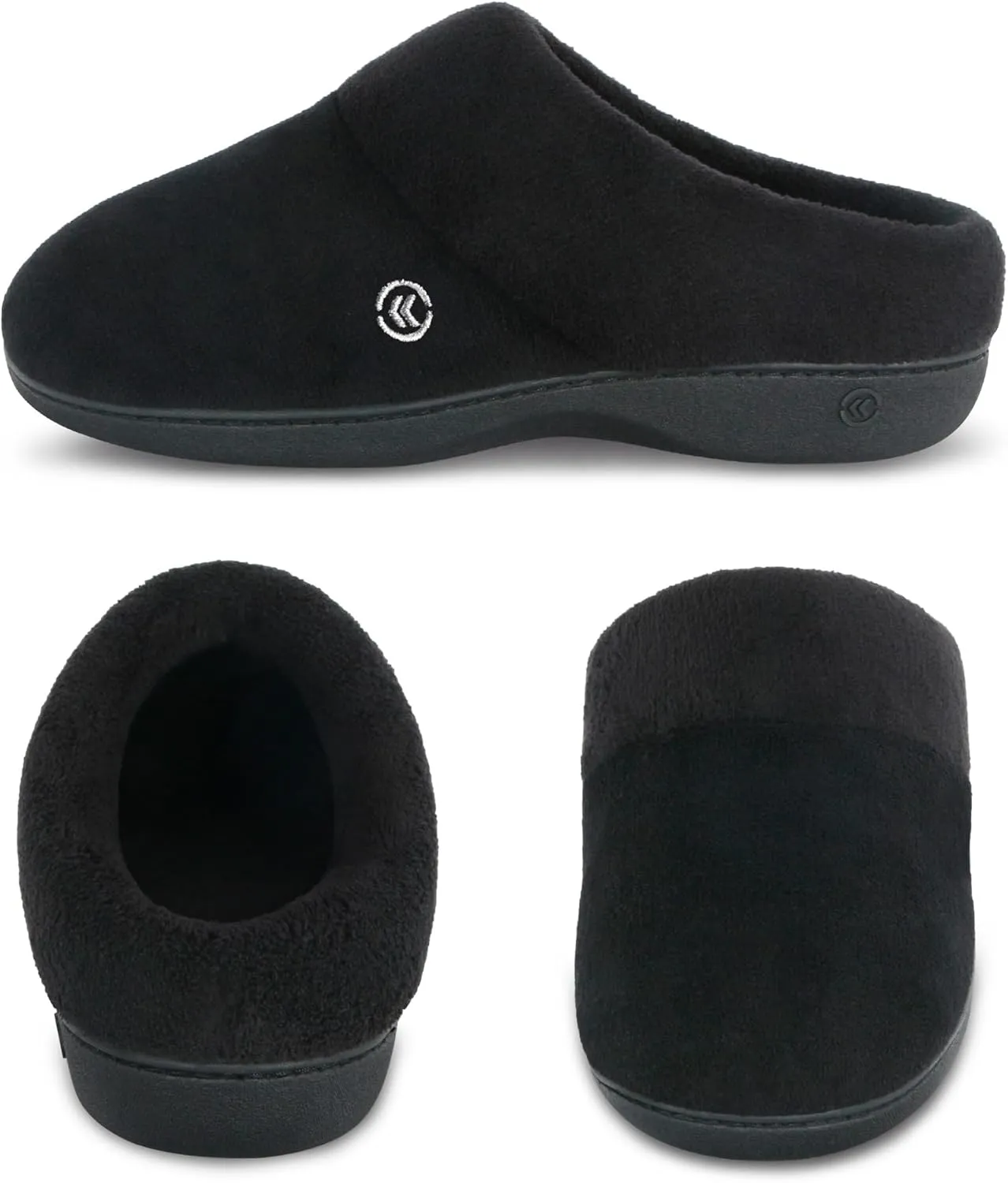 Isotoner Women's Classic Hoodback with Memory Foam Slipper
