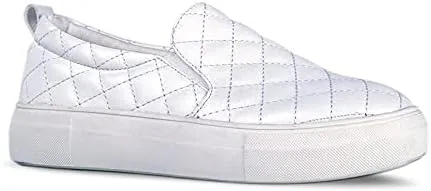 J. Adams Alpha Slip On Shoes for Women - Flat Platform Fashion Loafers