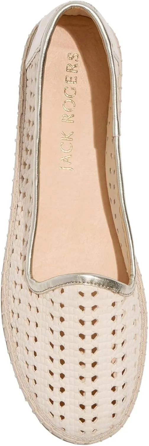 Jack Rogers Women's Conwell Slip on-Nubuck Loafer Flat