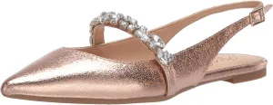 Jewel Badgley Mischka Bambi Pointed Toe Sling Back