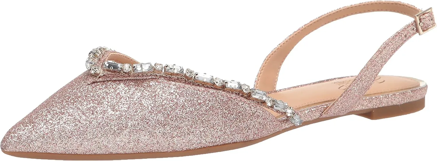 Jewel Badgley Mischka Camden Pointed Flat