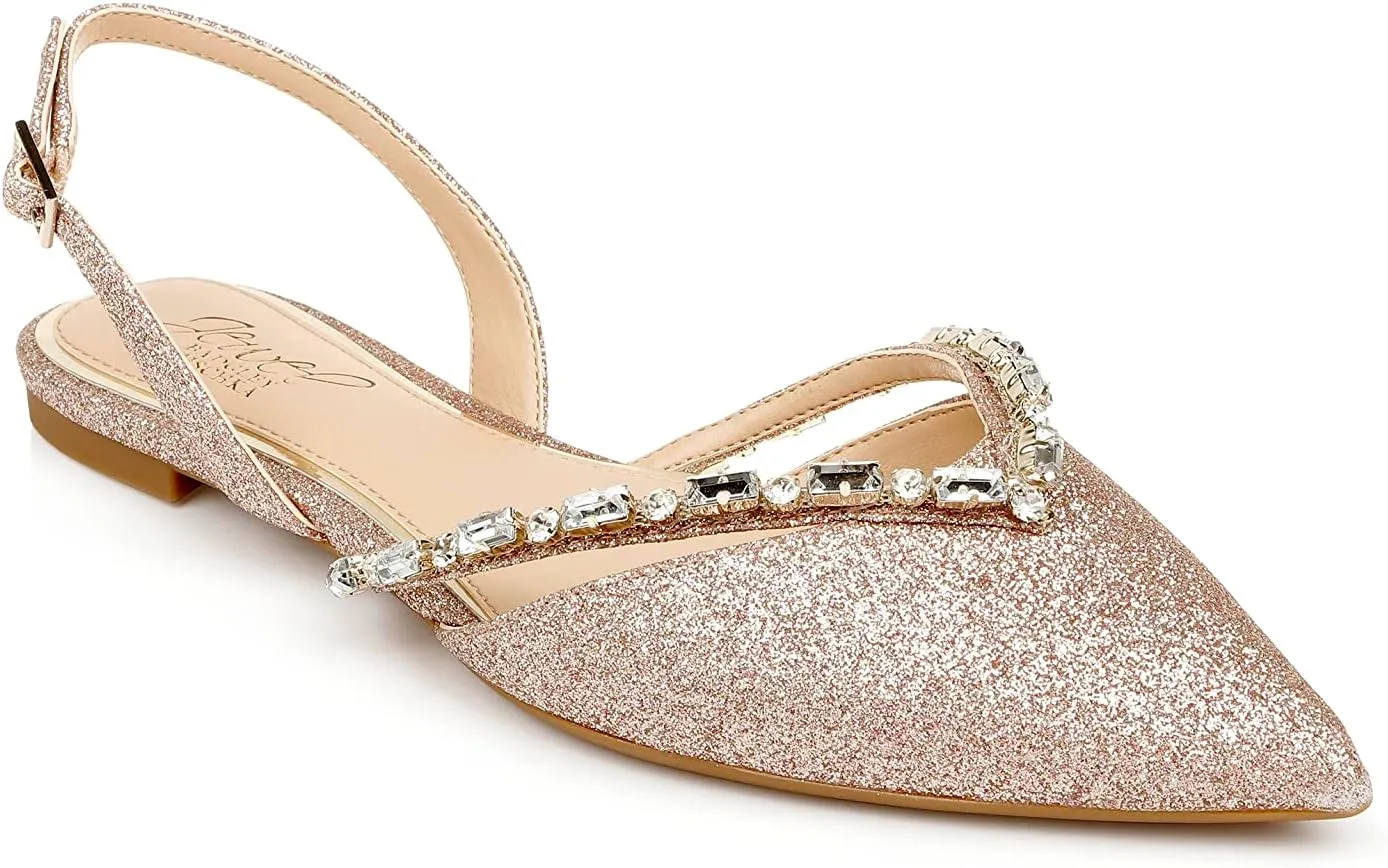 Jewel Badgley Mischka Camden Pointed Flat