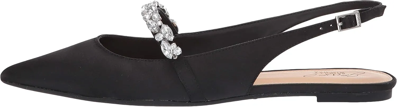Jewel by Badgley Mischka Women's Bambi Mary Jane Flat