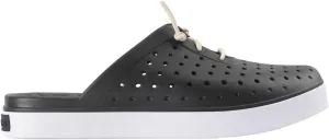 Joybees WWKMU.BKW.1000 Womens Weekend Mule Solid Black/White W10