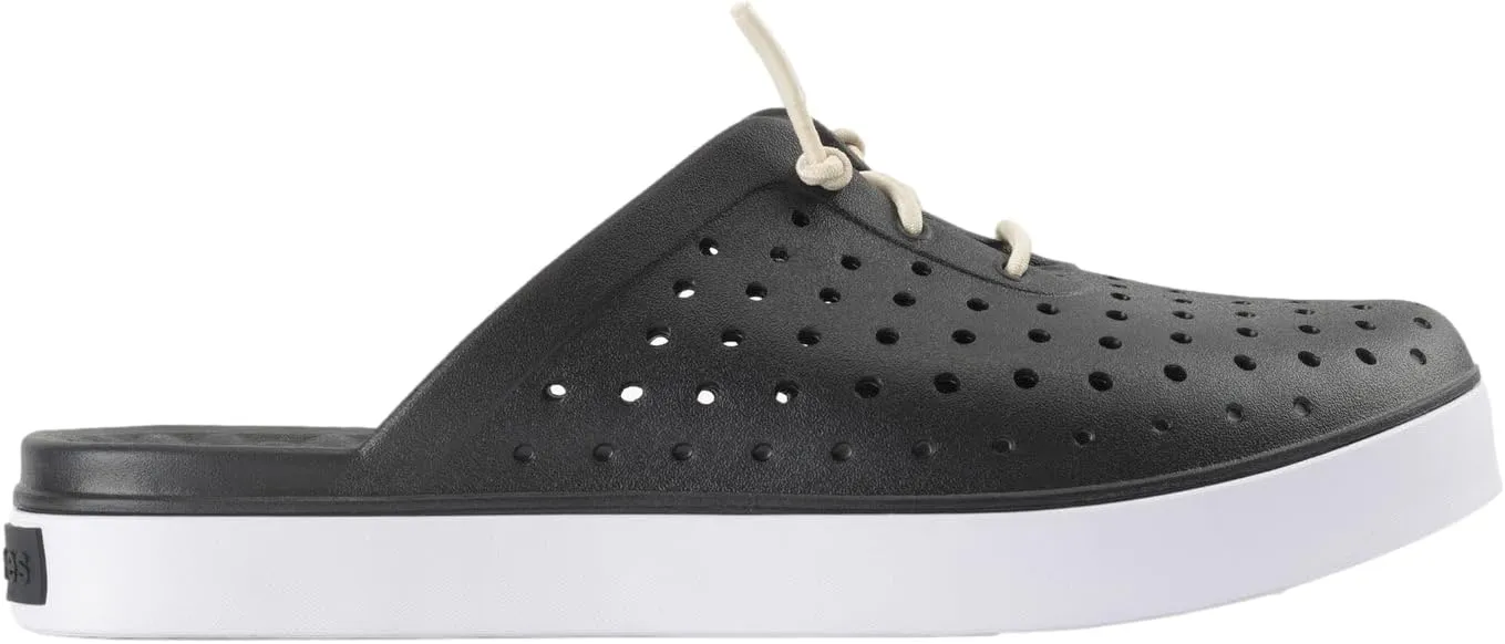 Joybees WWKMU.BKW.1000 Womens Weekend Mule Solid Black/White W10