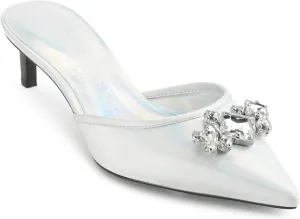 KARL LAGERFELD womens Sosie Pointed Toe Heel Pump