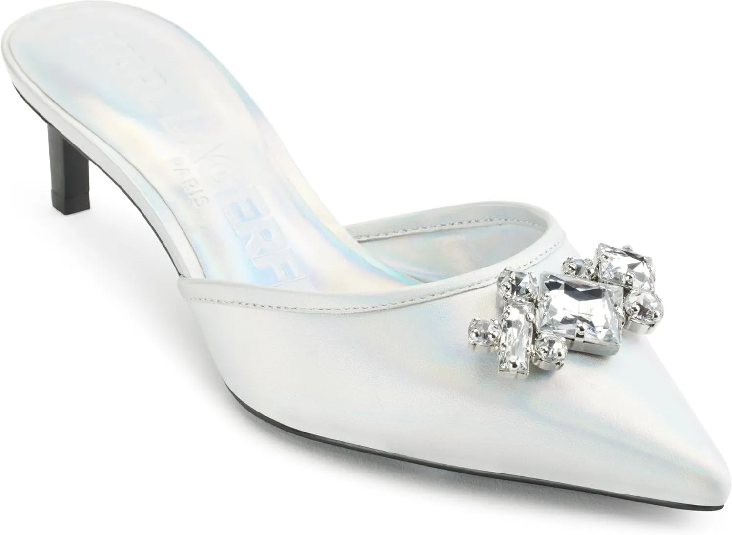 KARL LAGERFELD womens Sosie Pointed Toe Heel Pump