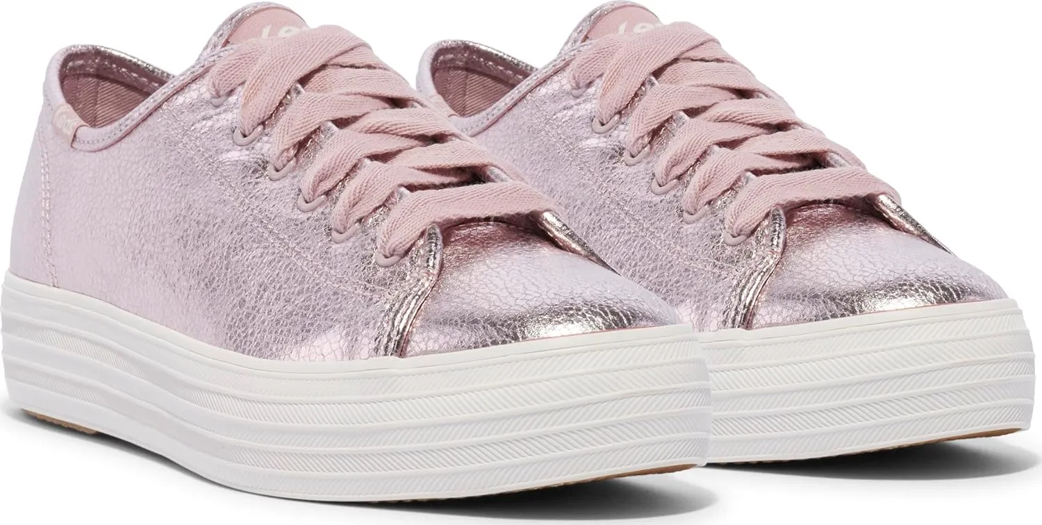 Keds Women's Triple Kick Leather Sneaker