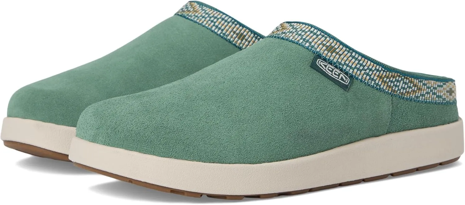 KEEN Women's Elle Suede Comfortable Durable Indoor Outdoor Mule Slippers