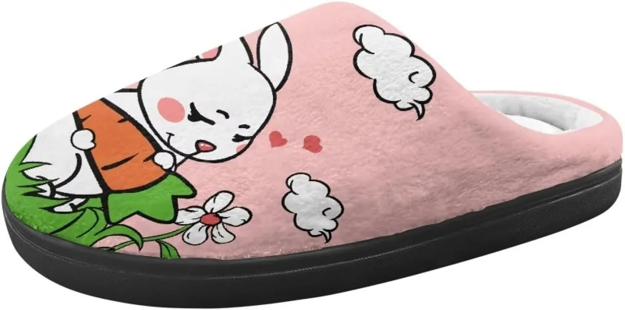 Kid Animal Plush Slipper Floral Fluffy Non-Slip Bedroom Winter Slipper Cozy Outdoor Home Cotton Slipper for Kid