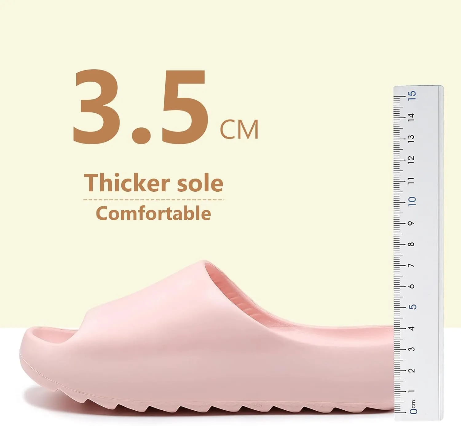 Kids Cloud Slides Slippers For Girls Boys,Pillow House Slippers Non-Slip Super Soft Quick Drying Shower Cushioned Slides Bathroom Thick Sole Sandals Indoor Outdoor Slippers