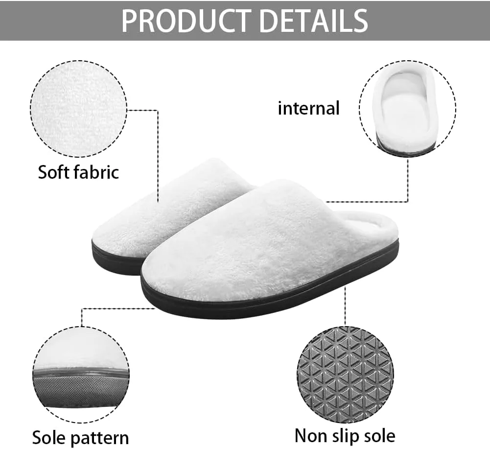 Kids House Slippers Cute Plush Slippers for Teen Girls Anti-slip Indoor Bedroom Slippers