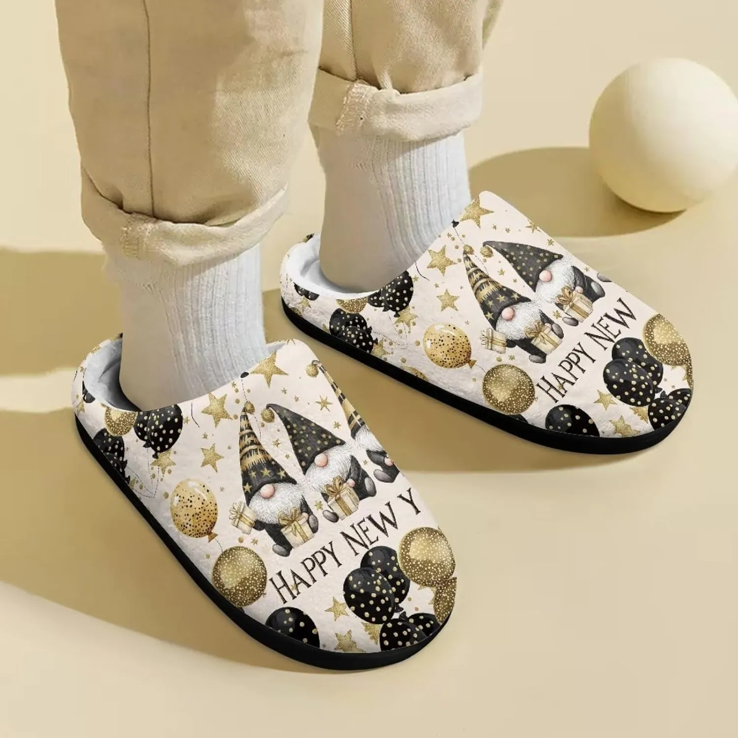 Kids Plush Slippers for Kids Anti-slip House Slippers Cozy Bedroom Slippers Winter House Shoes